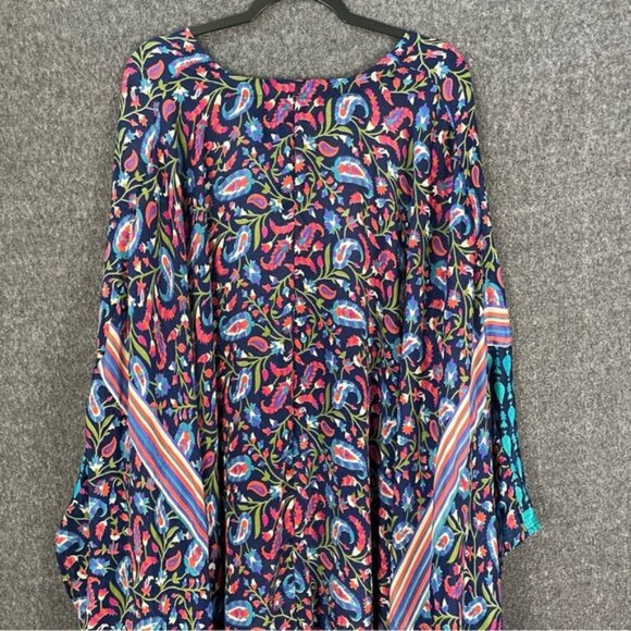 Kantha Bae Women Bowie Muu Jumpsuit Hippie Bohemian Lagenlook Abstract Free Size - Picture 12 of 16